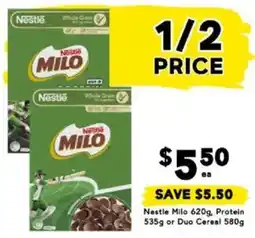 Drakes Nestle Milo Protein or Duo Cereal offer