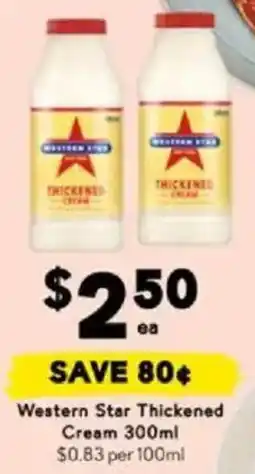 Drakes Western Star Thickened Cream offer