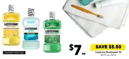 Drakes Listerine Mouthwash offer