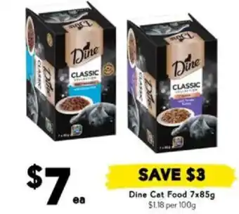 Drakes Dine Cat Food 7x85g offer