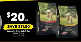 Drakes Supervite Gold Label Dog Food offer