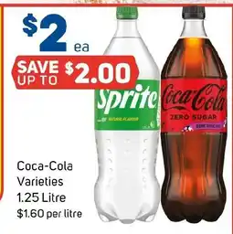 Foodland Coca-Cola Varieties offer