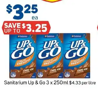 Foodland Sanitarium Up & Go offer