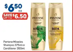 Foodland Pantene Miracles Shampoo or Conditioner offer