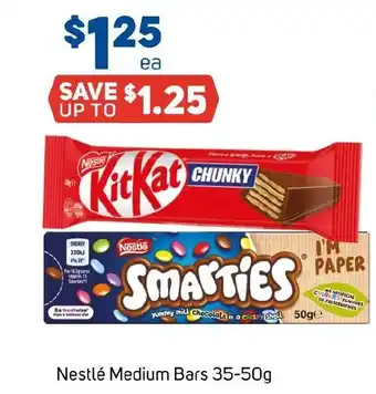 Foodland Nestlé Medium Bars 35-50g offer