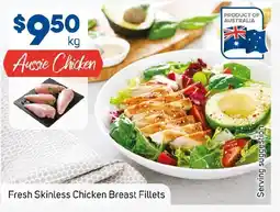 Foodland Fresh Skinless Chicken Breast Fillets offer