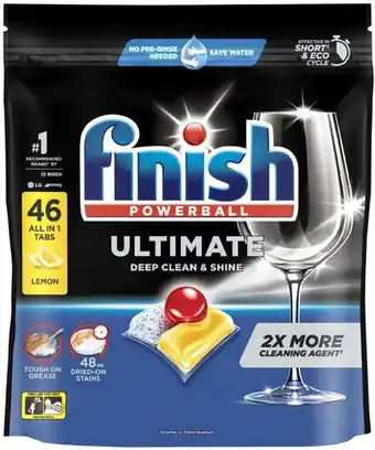 Coles Finish Ultimate Dishwashing Tablets 46 Pack offer