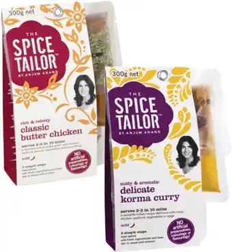 Coles The Spice Tailor Asian or Indian Meal Kit 225g-500g offer