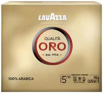 Coles Lavazza Qualita Oro Coffee Beans or Ground 500g offer