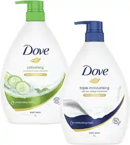 Coles Dove Body Wash 1 Litre offer