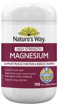 Coles Nature's Way High Strength Magnesium Tablets 150 Pack offer