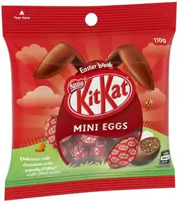 Coles Nestlé Milk Chocolate Mini Eggs Bag 81g-90g offer