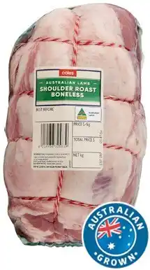 Coles Coles Australian Lamb Boneless Shoulder Roast offer