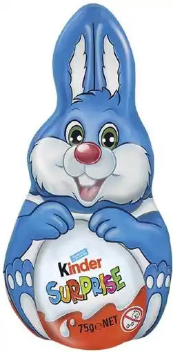 Coles Kinder Surprise Easter Bunny 75g offer