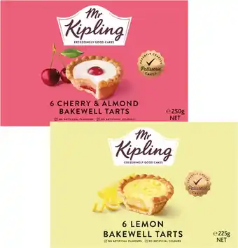 Coles Mr Kipling Fancies or Bakewells 205g-250g offer