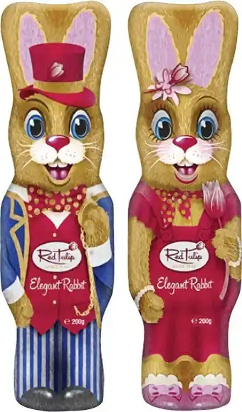 Coles Red Tulip Elegant Rabbit 200g offer