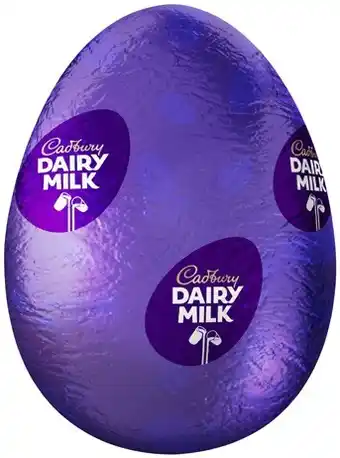 Coles Cadbury Dairy Milk Chocolate Easter Egg 50g offer