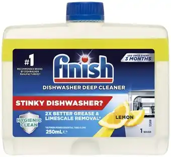 Coles Finish Dishwasher Deep Cleaner 250mL offer