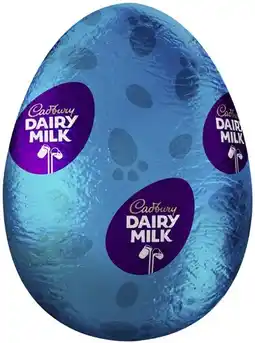 Coles Cadbury Dairy Milk Chocolate Easter Egg 100g-110g offer