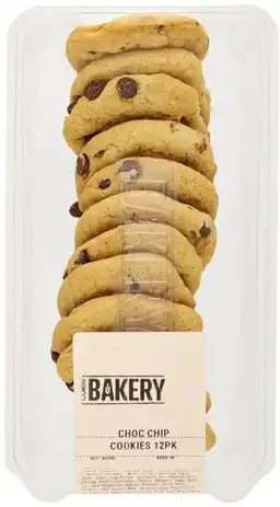 Coles Coles Bakery Choc Chip Cookies 12 Pack offer