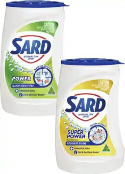 Coles Sard Stain Remover Powder 900g-1kg offer