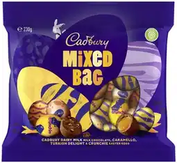 Coles Cadbury Dairy Milk Chocolate Easter Eggs Bag 230g-243g offer