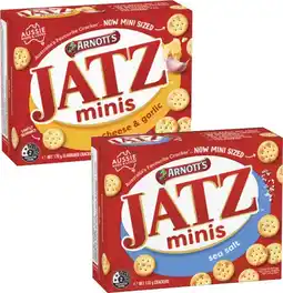 Coles NEW Arnott's Jatz Mini Crackers 170g offer