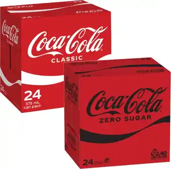 Coles Coca-Cola Soft Drink 24x375mL offer