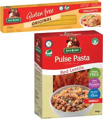 Coles San Remo Gluten Free Pasta 200g-350g offer