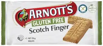 Coles Arnott's Gluten Free Scotch Finger Biscuits 170g offer