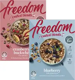 Coles Freedom Crafted Blends 400g offer