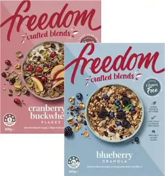 Coles Freedom Crafted Blends 400g offer