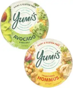 Coles Yumi's Dip 200g offer