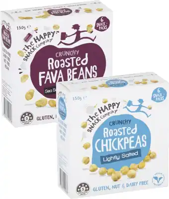 Coles The Happy Snacks Company Roasted Snacks 100g-200g offer