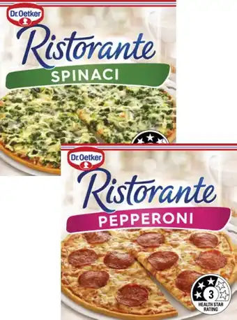 Coles Dr O Ristorante Pizza 310g-390g offer