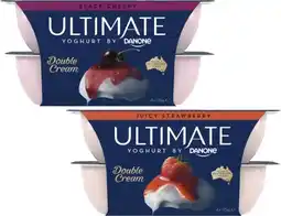 Coles Danone Ultimate Yoghurt 4x115g offer