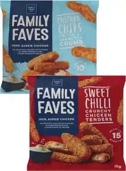 Coles Family Faves Chicken Tenders or Chips 1kg offer