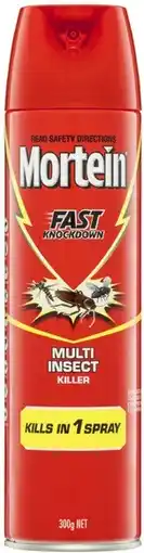 Coles Mortein Fast Knockdown Multi Insect Spray 300g offer