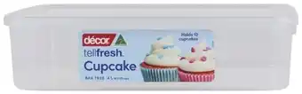 Coles Décor Tellfresh Cupcake Storer 4 Litre offer