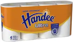 Coles Handee Ultra Paper Towel 4 Pack offer