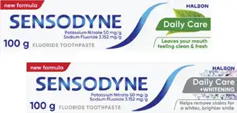 Coles Sensodyne Daily Care or Daily Care Whitening Toothpaste 100g^ offer