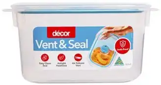 Coles Décor Vent & Seal Container 800mL offer