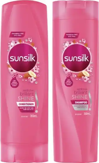 Coles Sunsilk Shampoo or Conditioner 350mL offer