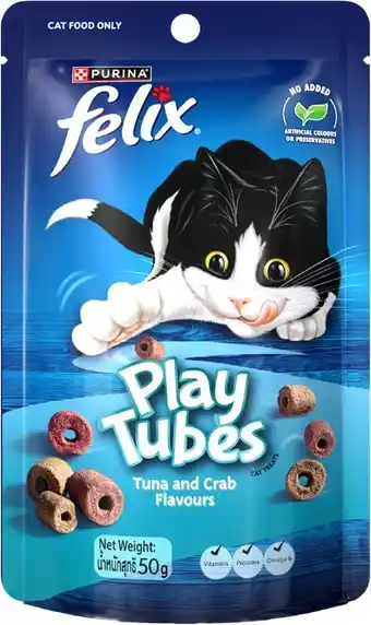 Coles Felix Cat Treats 50g-60g offer