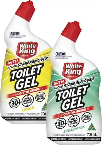 Coles White King Power Toilet Gel 700mL offer