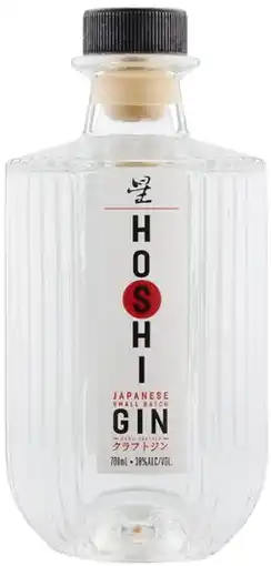 Coles Hoshi Japanese Gin offer