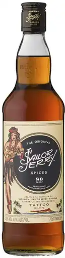 Coles Sailor Jerry Caribbean Rum offer