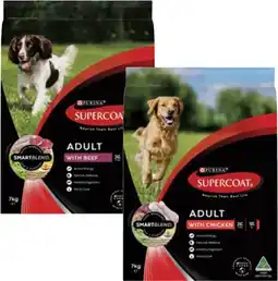 Coles Supercoat Dry Dog Food 6.7kg-7kg offer