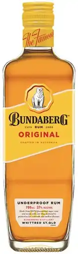 Coles Bundaberg UP Rum 1 Litre offer