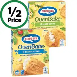 Woolworths Birds Eye Oven Bake Fish 425g – From the Freezer offer